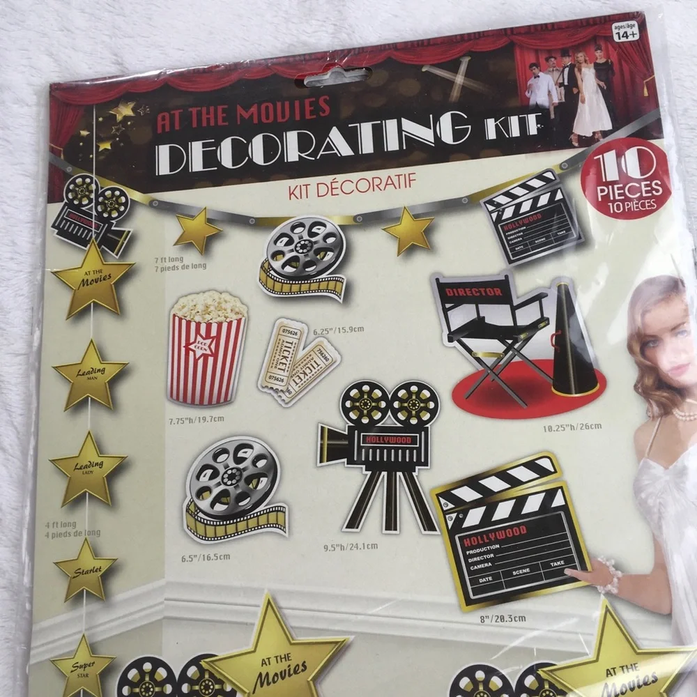 Party Decoration Movies Hollywood Oscar Graduation